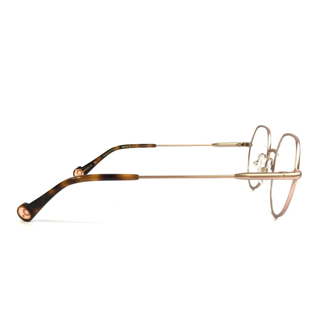 Etnia Barcelona Eyeglasses Frames STOA PG Pink Gold Matte Wire Rim 49-19-138